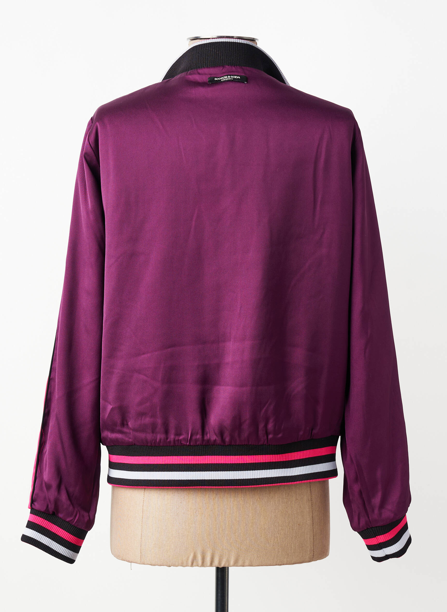 Kasdienis švarkas tiesi kirpimas violetinis SCOTCH & SODA moteris