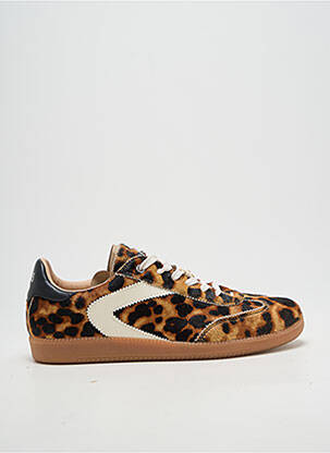 Bėgimo bateliai apvalus mygtukas plokščias kulnas iki 3 cm rudas ZERO CENTCINQ moteris