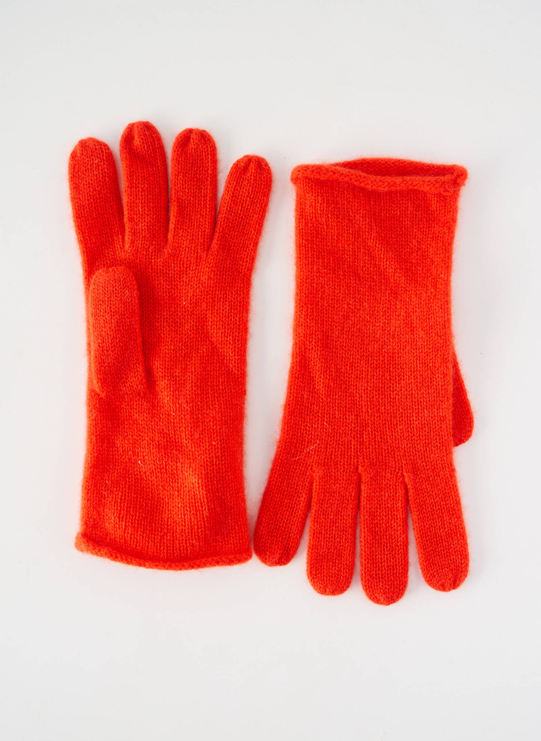 Pirštinės tamprumas oranžinė ABSOLUT CASHMERE moteris