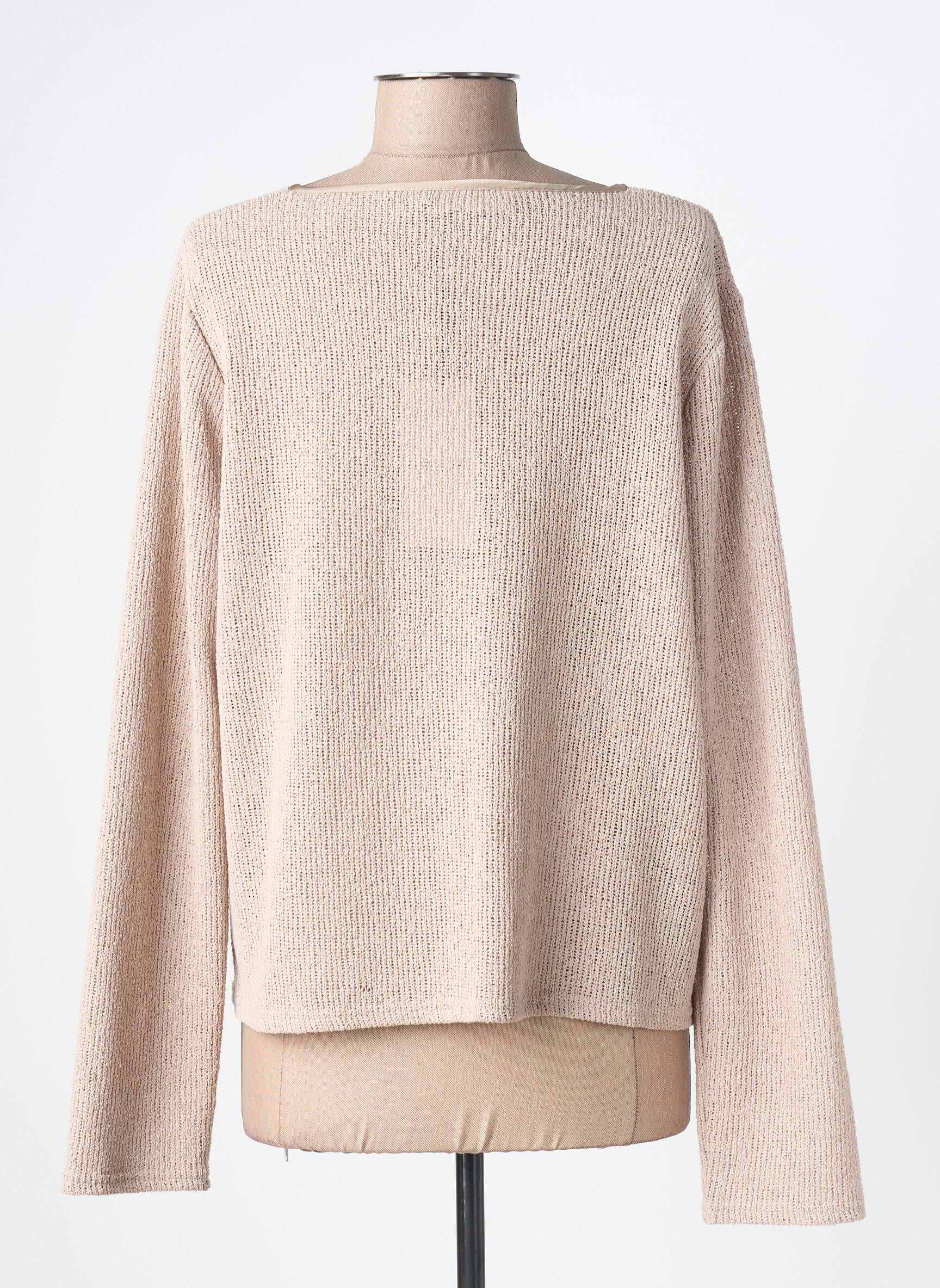 Ilgų rankovių liemenė centrinė iškirptė rudas BROADWAY moteris