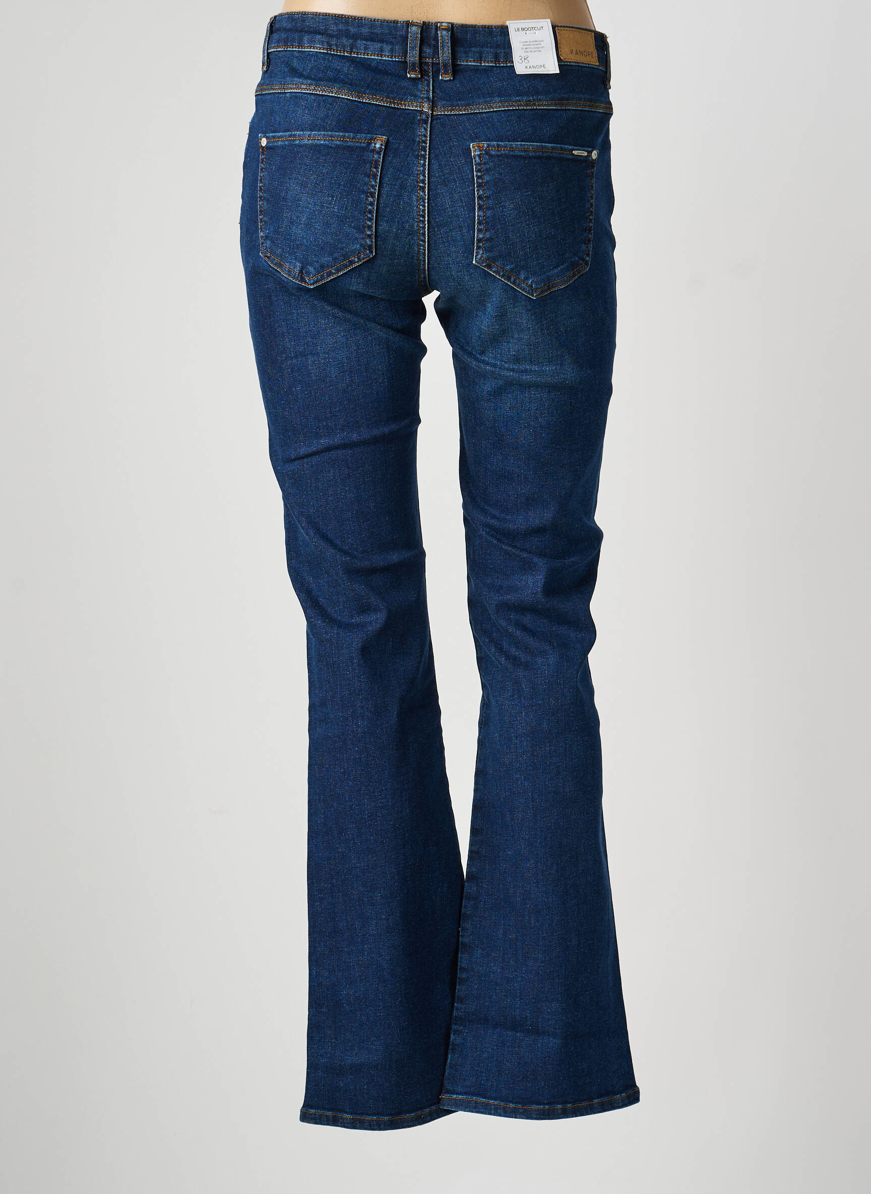Bootcut džinsai normala dydis normala dydis mėlyna KANOPE moteris