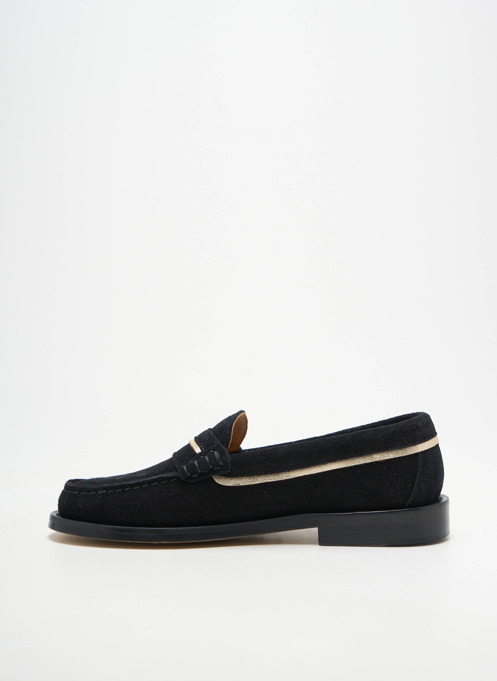 Mokasīnai satino audinys plokščias kulnas iki 3 cm juodas SESA FOOTWEAR moteris