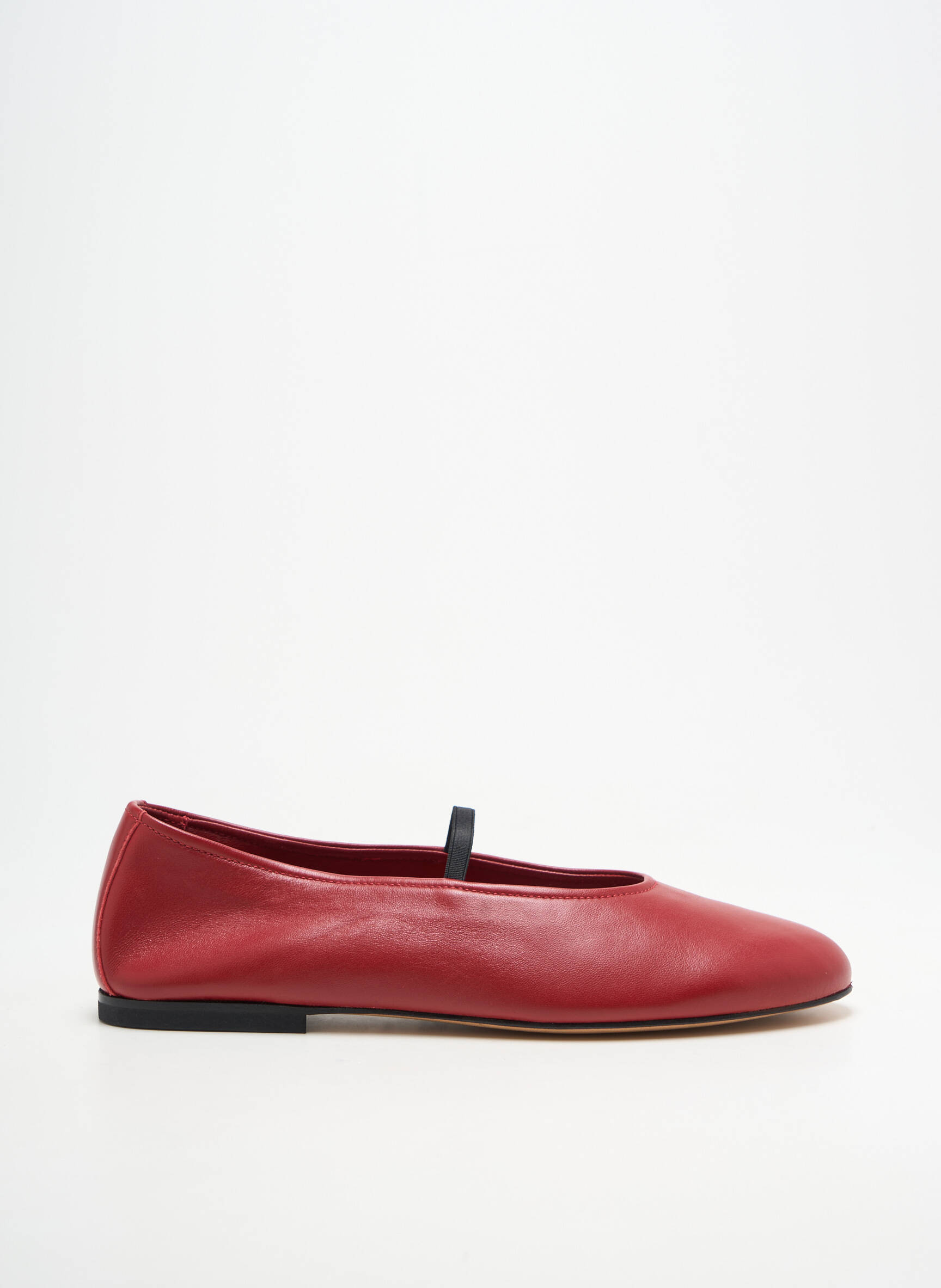 Balerinos apvalus mygtukas plokščias kulnas iki 3 cm raudona SESA FOOTWEAR moteris