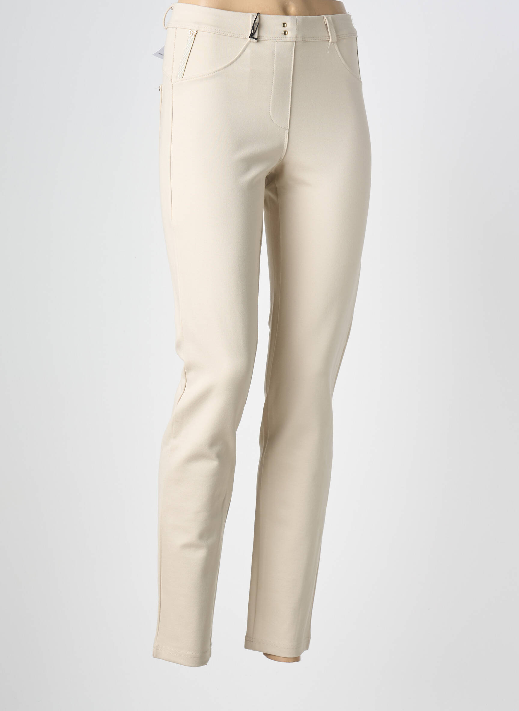 Jegging jersey audinys normala dydis bežinis EAST DRIVE moteris