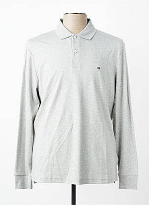Polo ilgos rankovės ilgos rankovės pilka TOMMY HILFIGER vyras