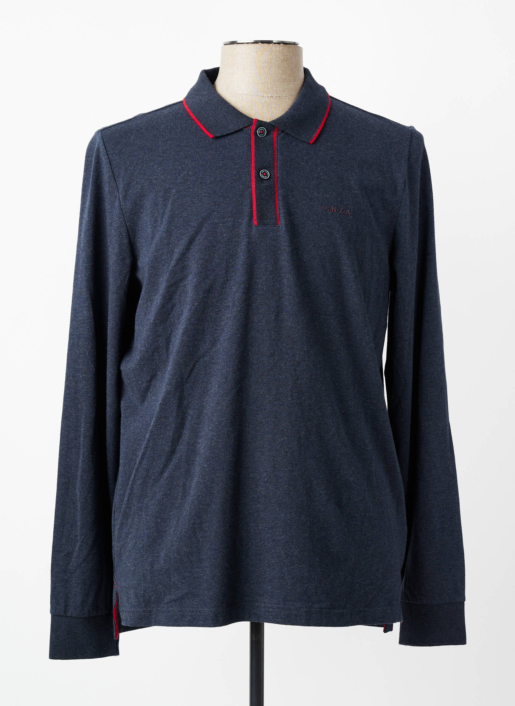 Polo ilgos rankovės ilgos rankovės mėlyna NEW ZEALAND AUCKLAND vyras