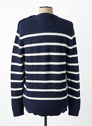 Megztinis apvalus kaklas ilgos rankovės mėlyna TOMMY HILFIGER vyras