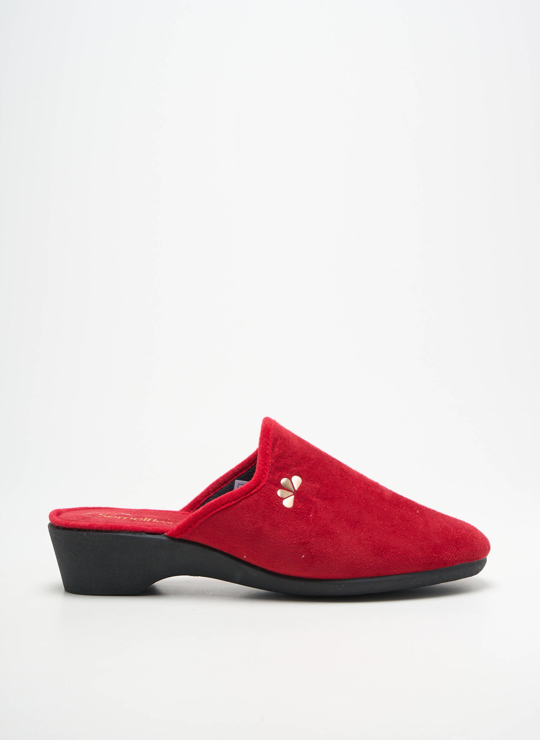 Bateliai/pantofliai apvalus mygtukas kulnas nuo 4 iki 6 cm raudona SEMELFLEX moteris