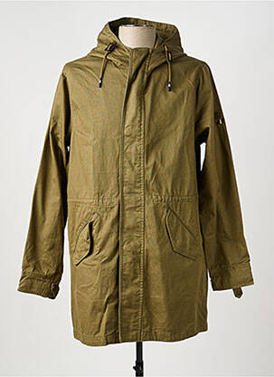 Parka ilgos rankovės su gobtuvu žalias EL GANSO vyras