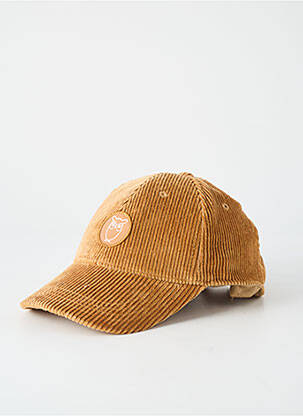 Kepuraitė aksomo audimas rudas KNOWLEDGE COTTON APPAREL unisexas