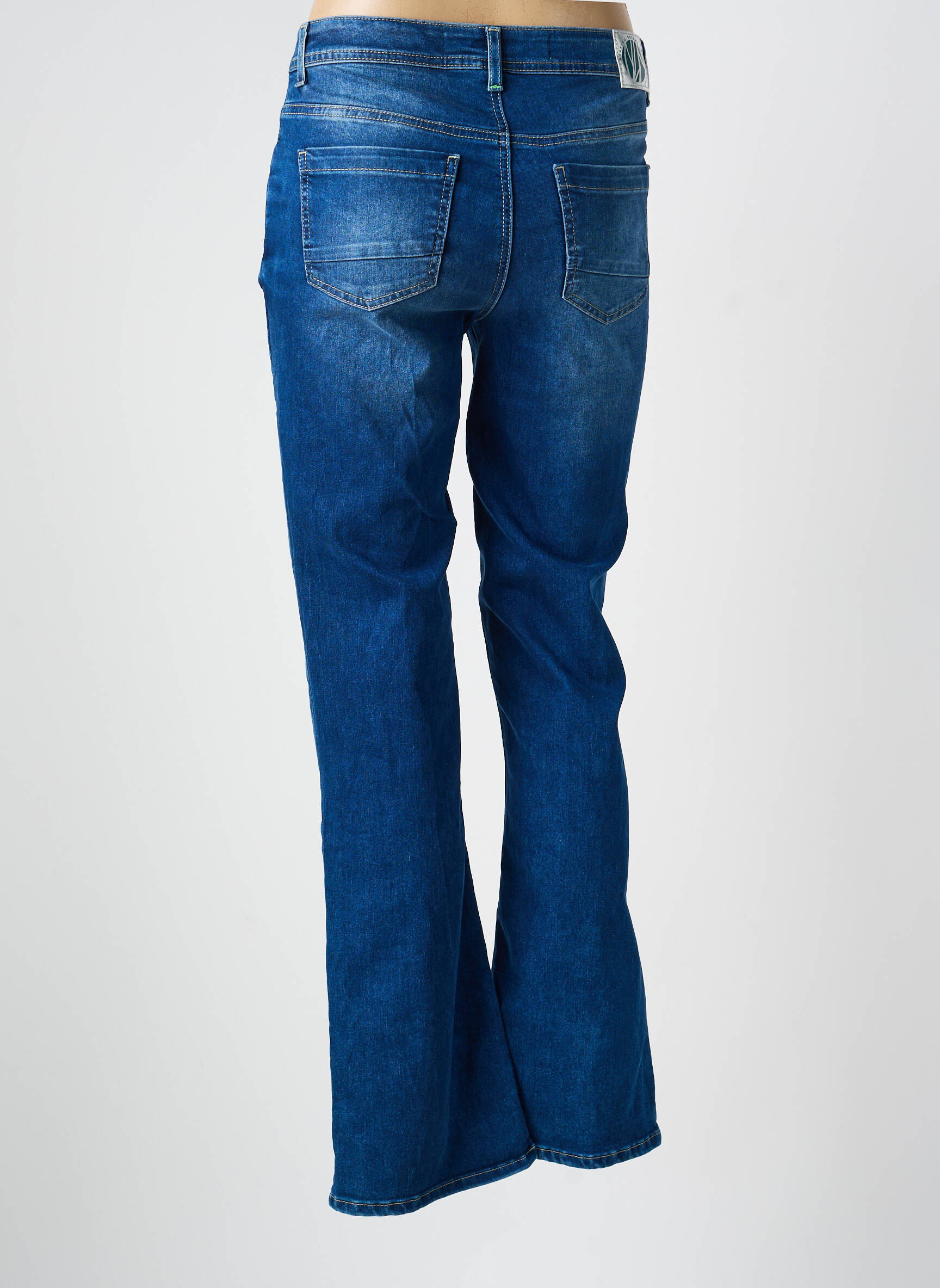 Bootcut džinsai tamprumas maža dydžio mėlyna CECIL moteris