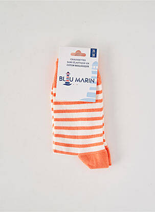 Kojinės tamprumas oranžinė BLEU MARIN moteris