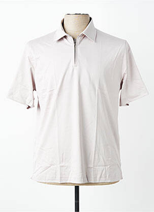 Polo jersey audinys trumpas rankovės pilka DESOTO vyras