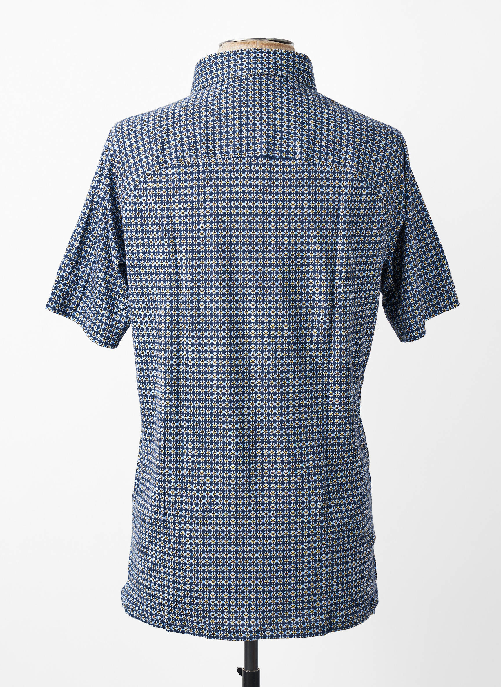 Polo jersey audinys trumpas rankovės mėlyna DESOTO vyras