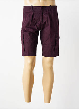 Bermudas tiesi kirpimas violetinis MBM vyras
