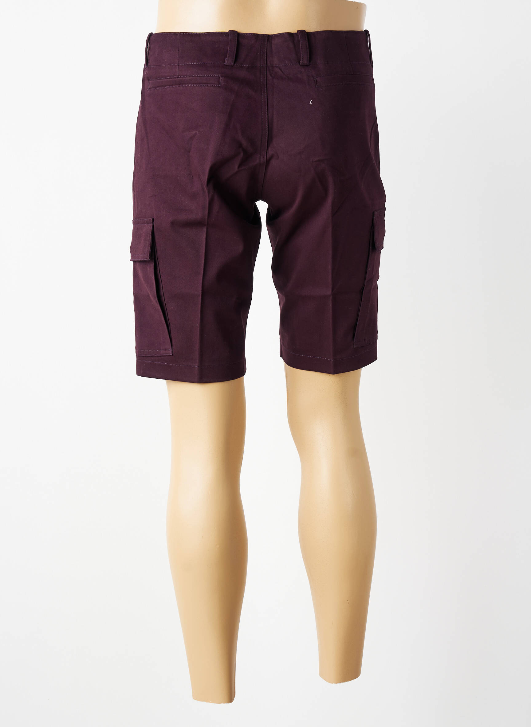Bermudas tiesi kirpimas violetinis MBM vyras