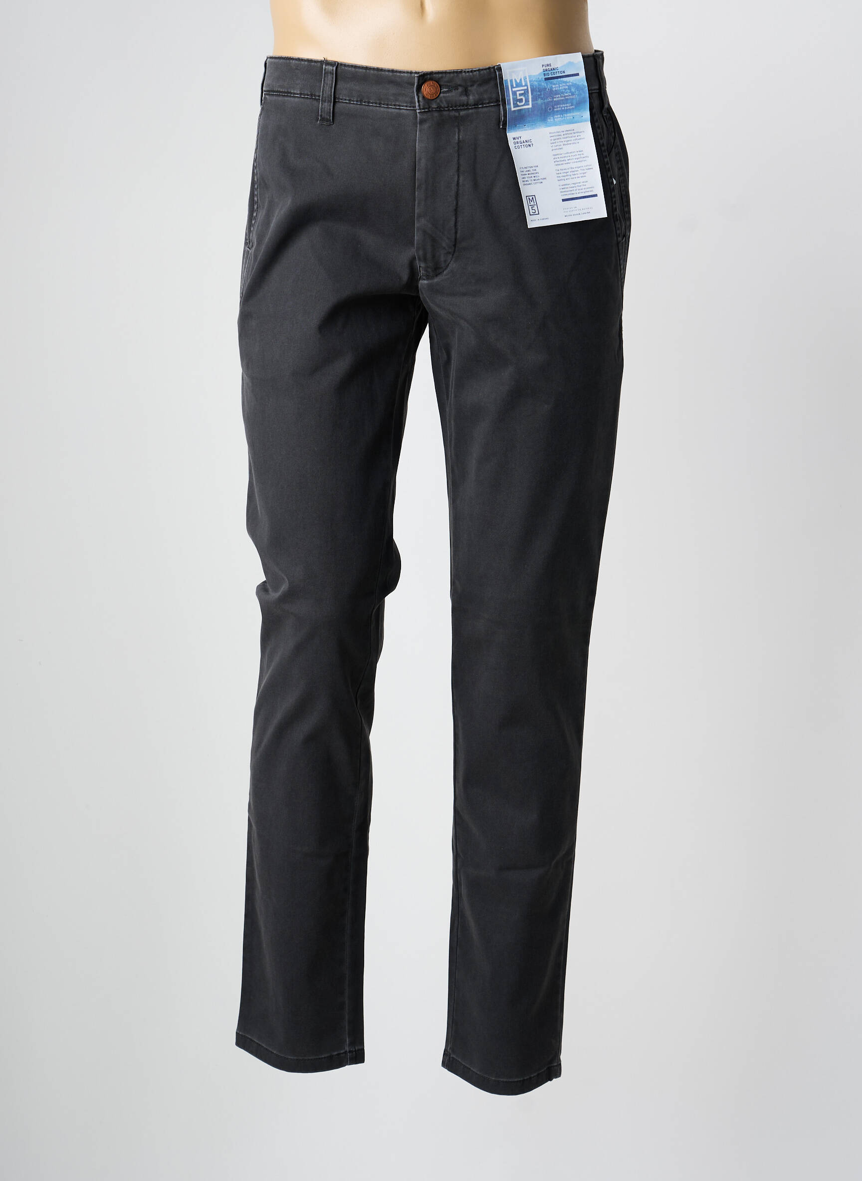 Chino kelnė bio normala dydis pilka M5 BY MEYER vyras
