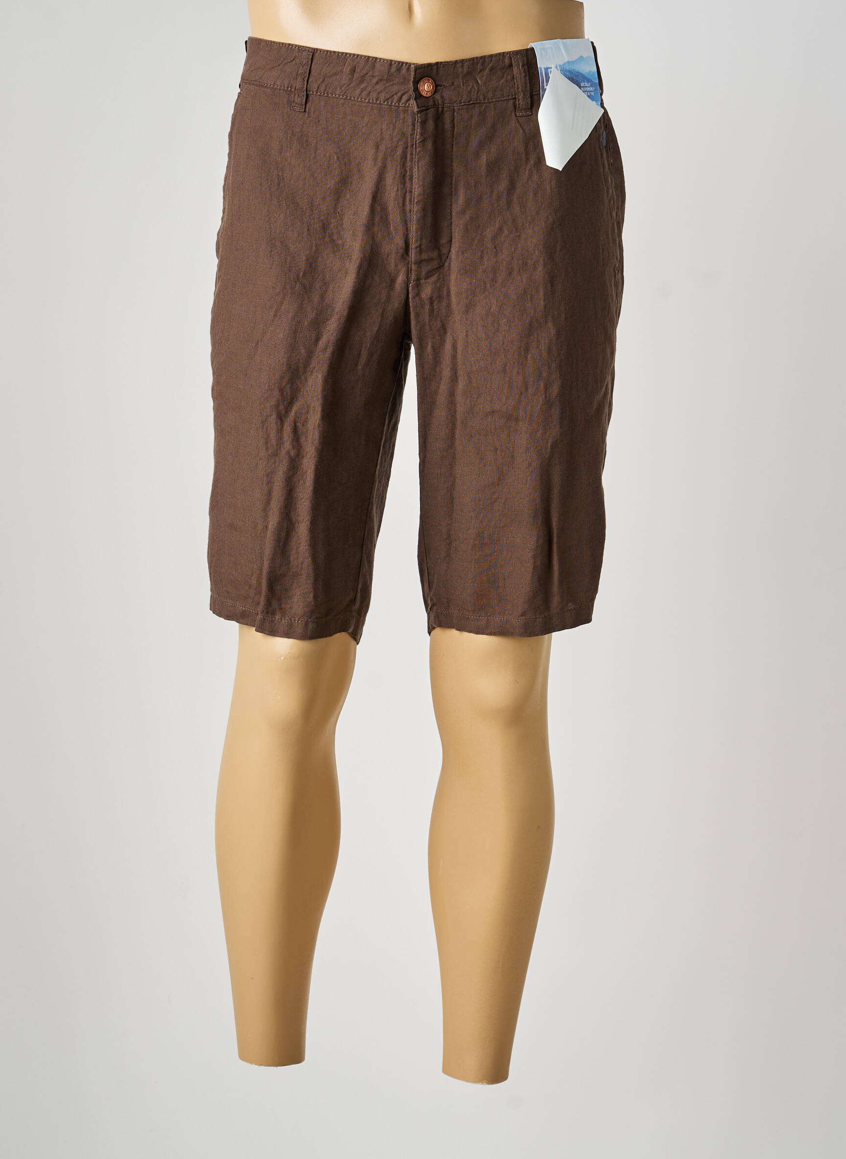 Bermudas pincetų dydis normala dydis rudas M5 BY MEYER vyras