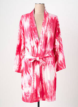 Kimono striukė ilgos rankovės rožinė PLUME moteris