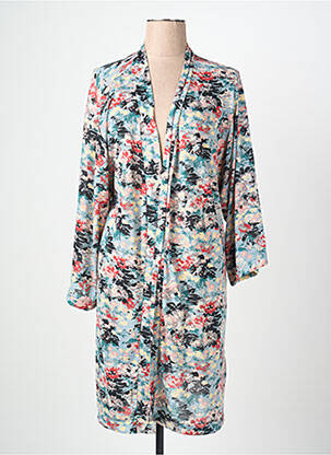 Kimono striukė ilgos rankovės mėlyna PLUME moteris