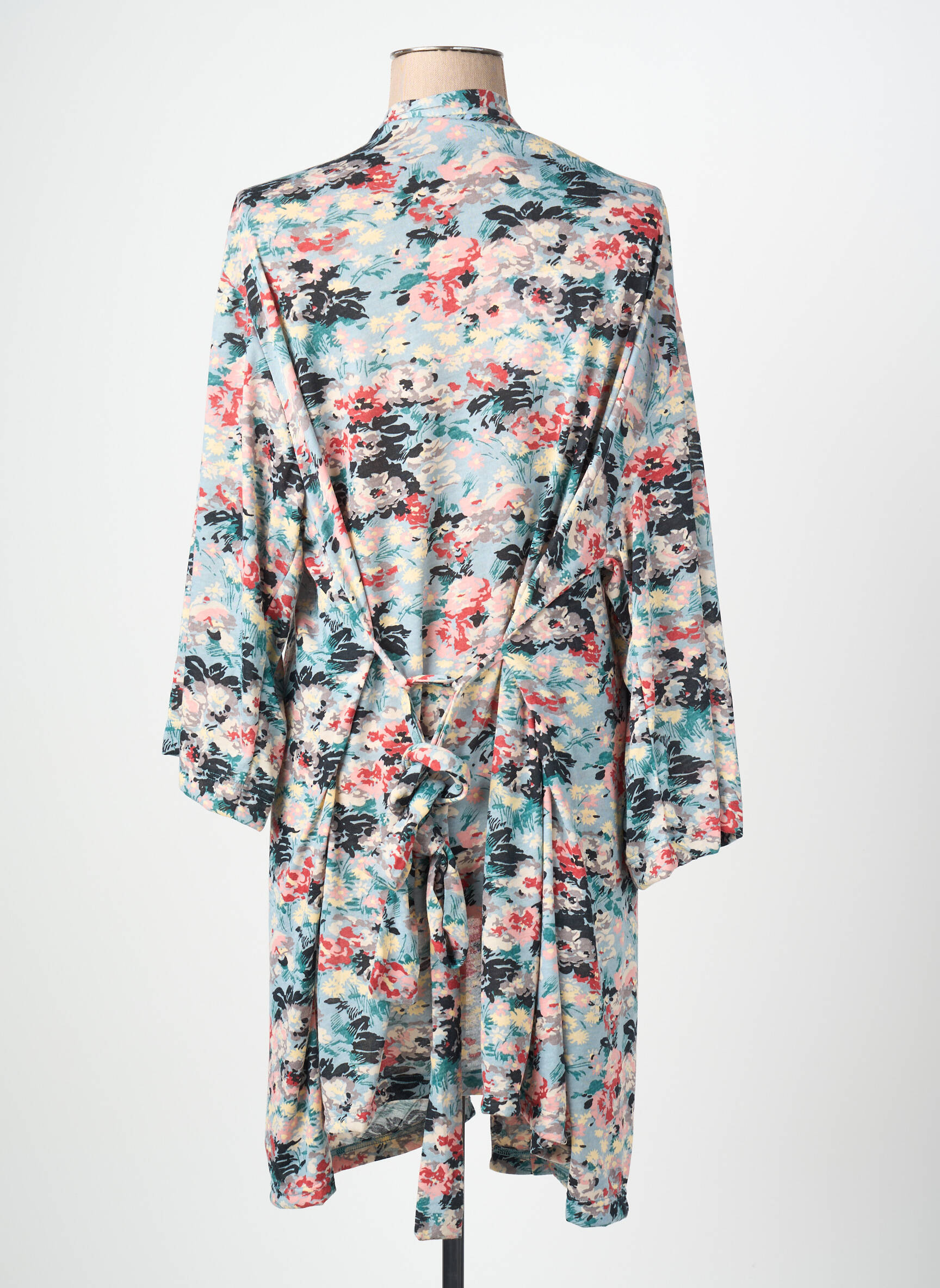 Kimono striukė fantazijos raštas mėlyna PLUME moteris