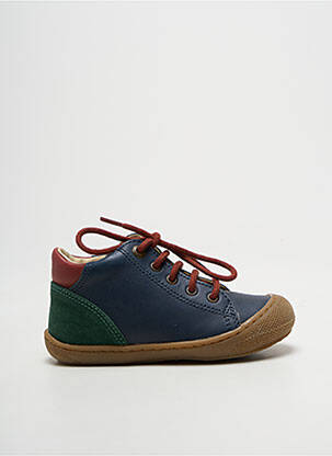 Bateliai išimama padas apvalus mygtukas mėlyna NATURINO berniukas