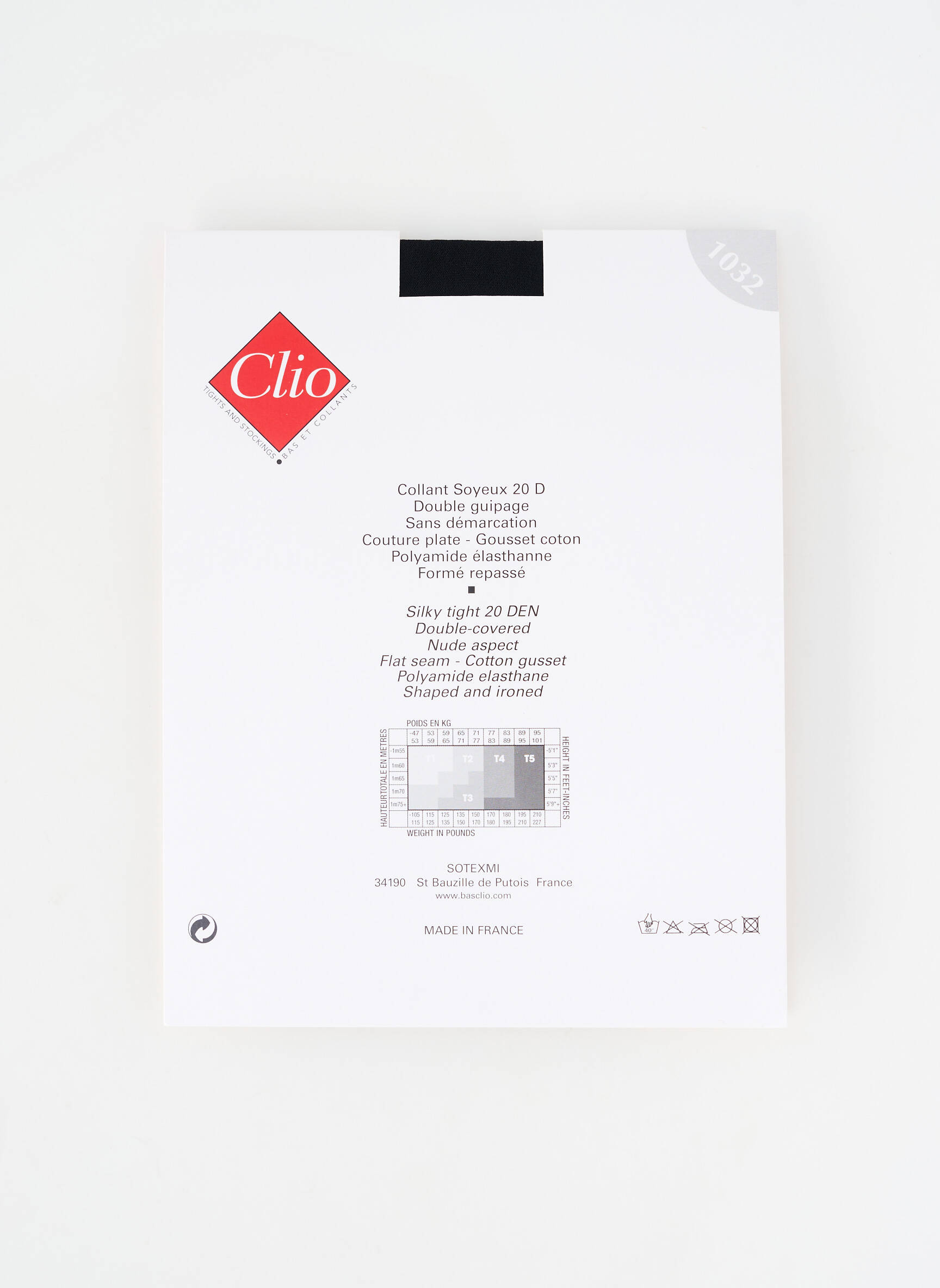 Kojinės tamprumas juodas CLIO moteris