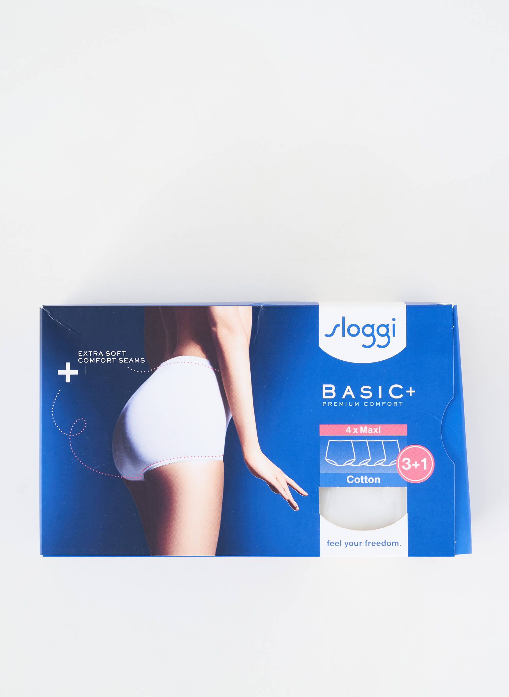 Aukšta kelnaitė tamprumas baltas SLOGGI moteris