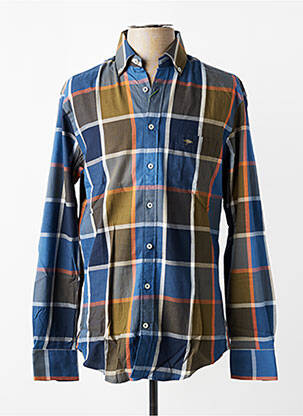 Ilgomis rankovėmis marškinys kišenės rudas FYNCH-HATTON vyras