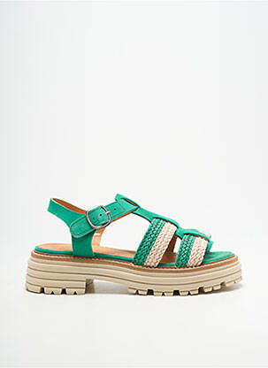 Sandalai/nu pėdos amortizuojančios pado tipas kulnas nuo 4 iki 6 cm žalias MINKA DESIGN moteris