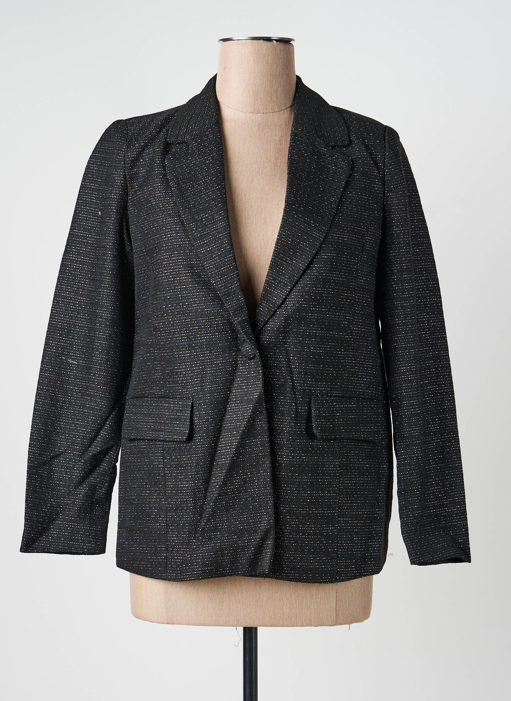 Švarkas kišenės juodas VERO MODA moteris