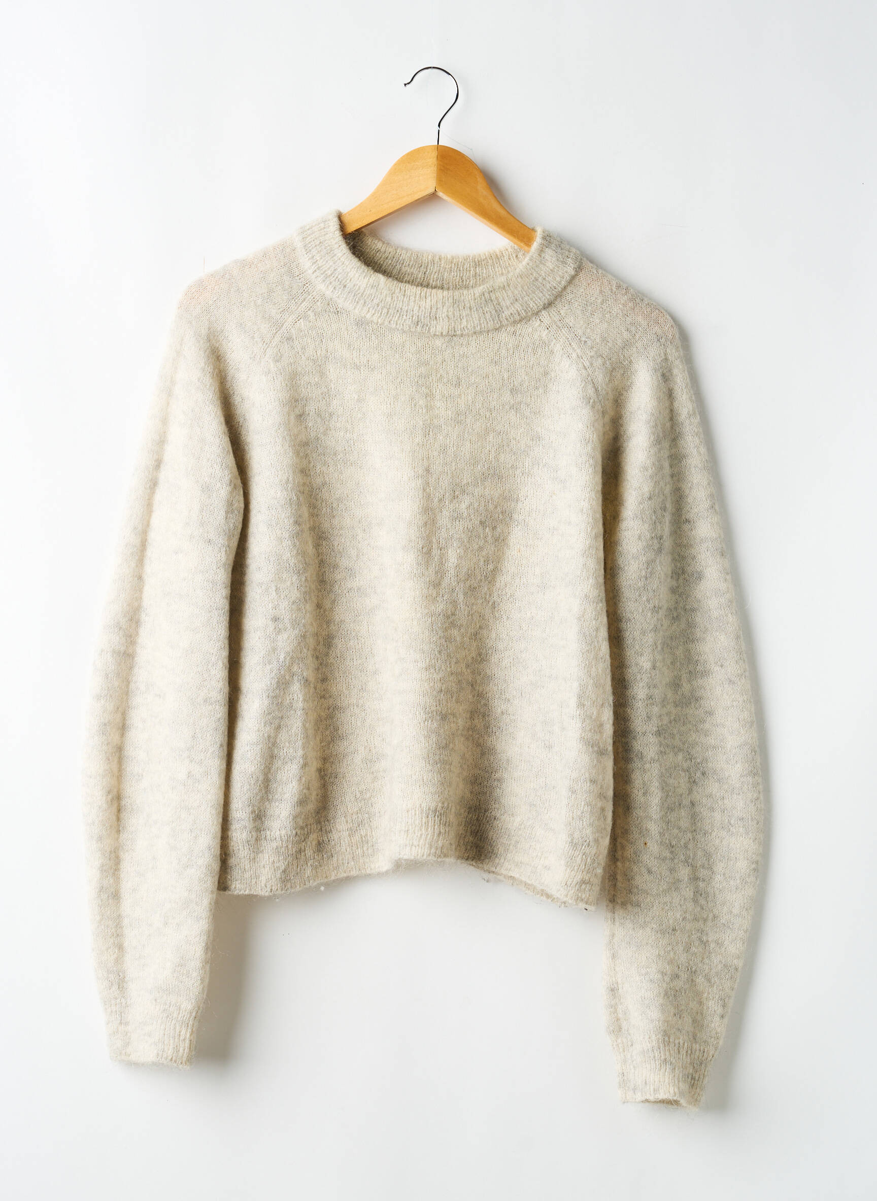 Megztinis chinamas audinys ilgos rankovės pilka H&M moteris