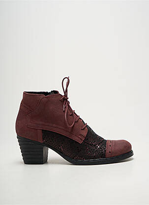 Batai/botai satino audinys kulnas nuo 4 iki 6 cm violetinis ALCE SHOES moteris