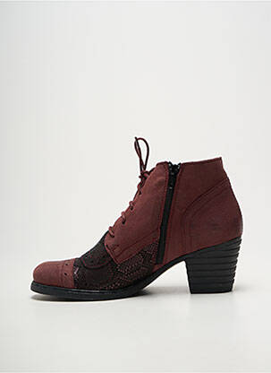 Batai/botai satino audinys kulnas nuo 4 iki 6 cm violetinis ALCE SHOES moteris