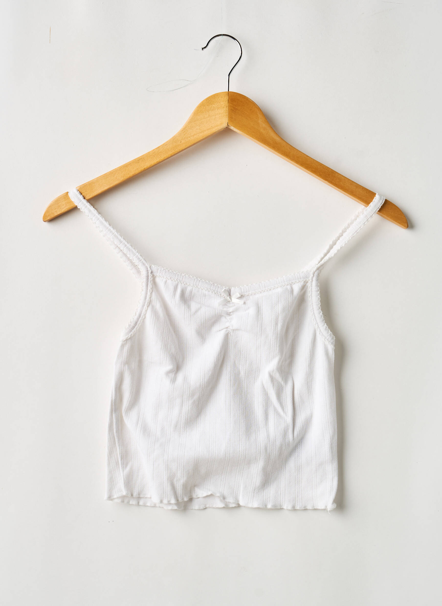 Viršūnė jersey audinys plonos dirželiai baltas COTTON:ON moteris
