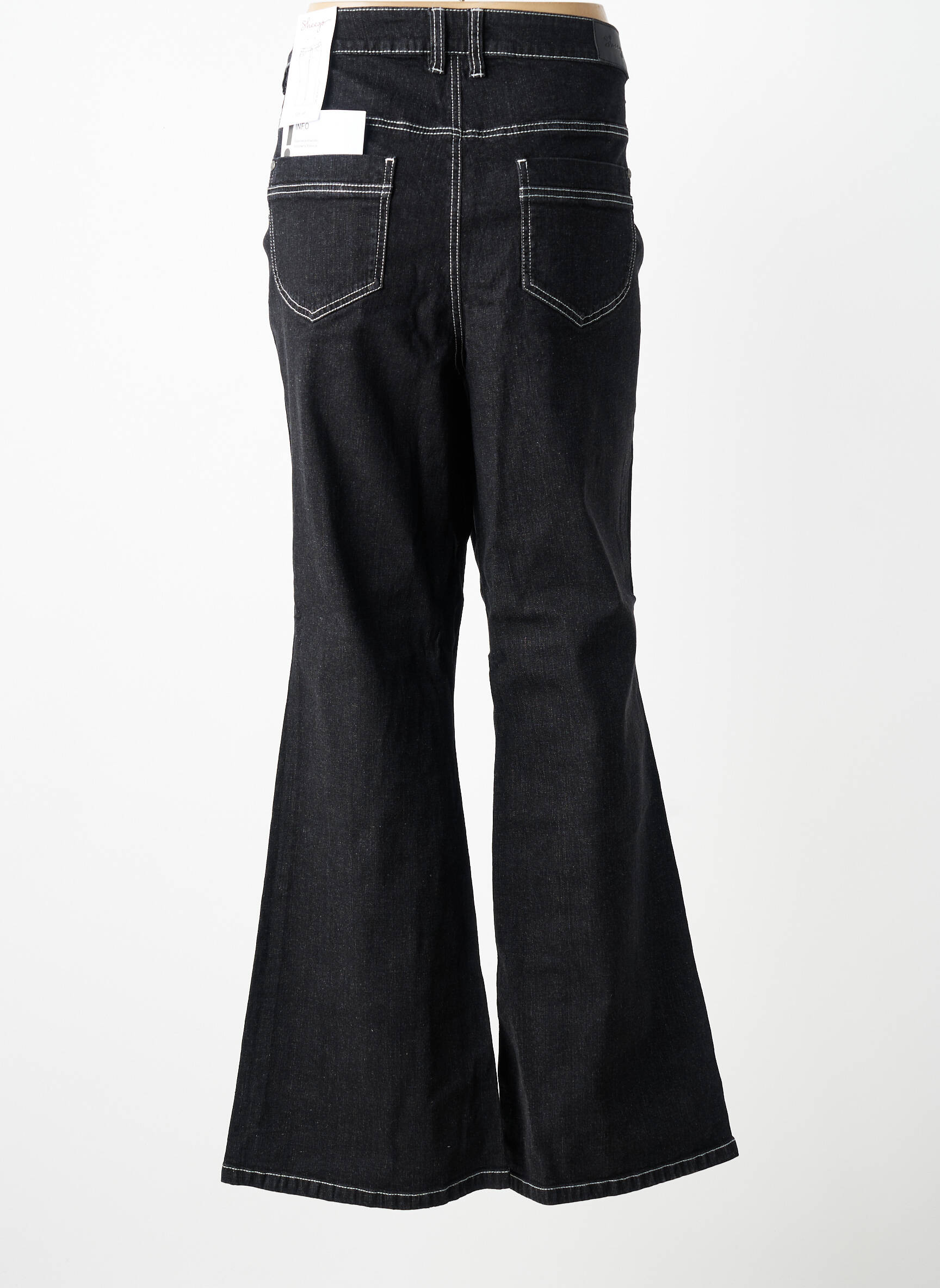 Bootcut džinsai normala dydis normala dydis juodas SHEEGO moteris