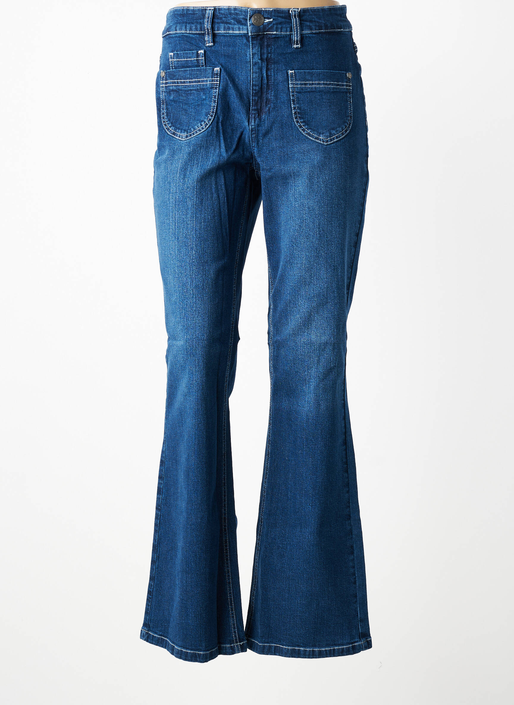 Bootcut džinsai normala dydis normala dydis mėlyna SHEEGO moteris
