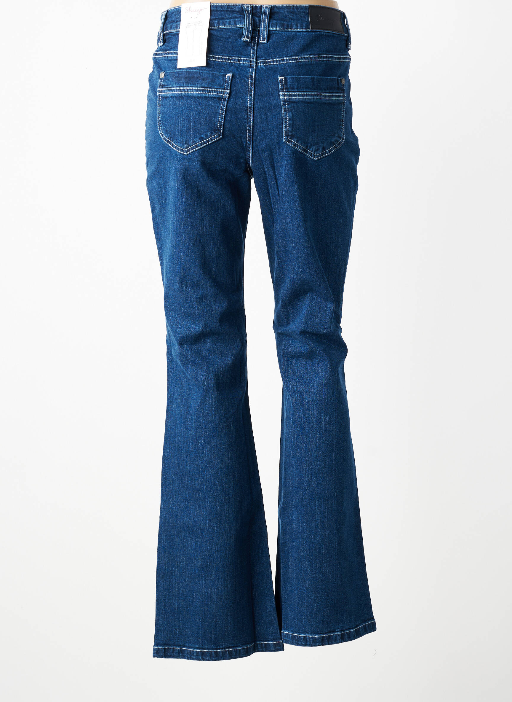 Bootcut džinsai normala dydis normala dydis mėlyna SHEEGO moteris