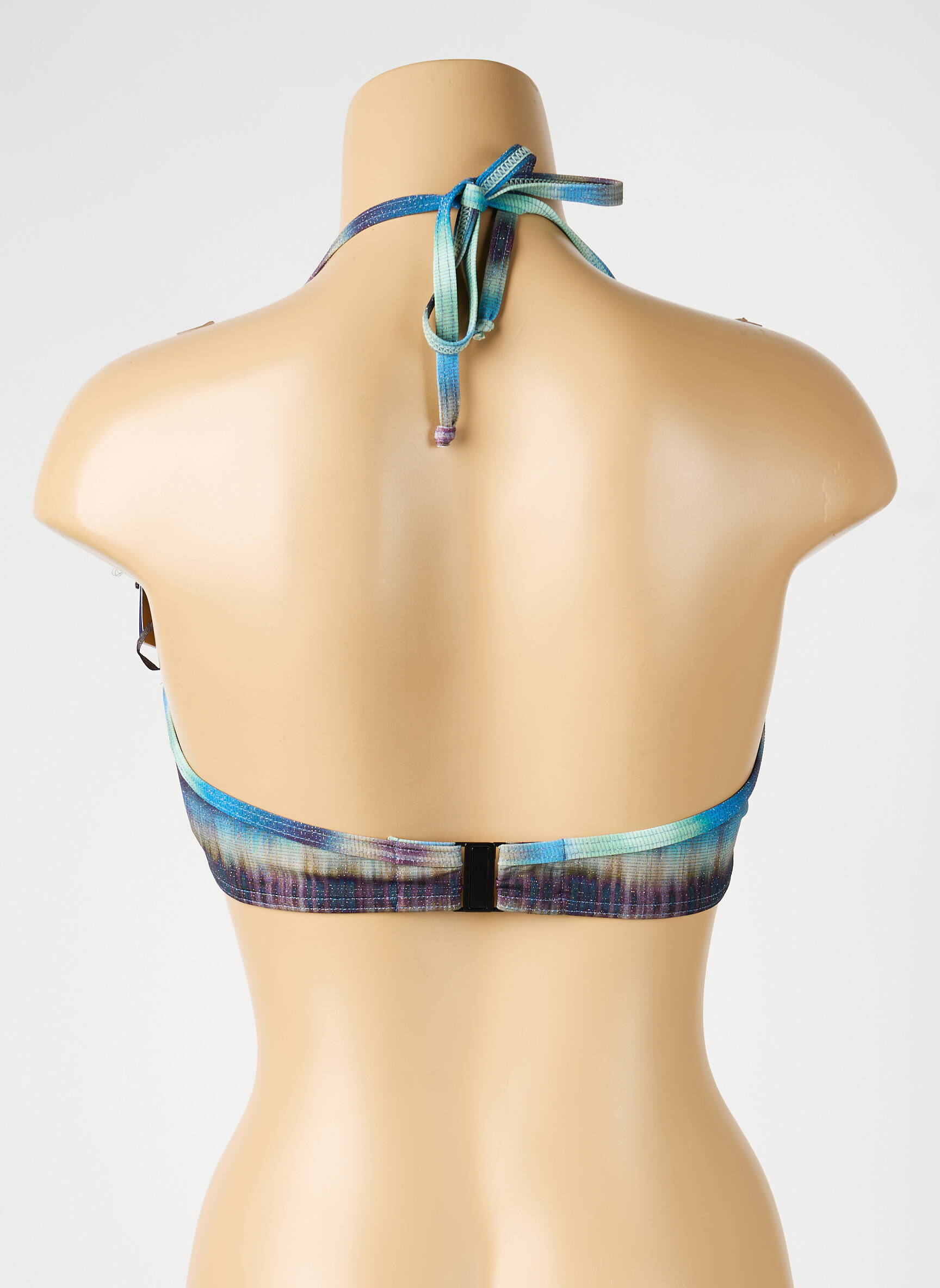 Maudymosi viršūnė tamprumas formuojantis liemenėlė su aukštu palaikymu mėlyna OPERA moteris