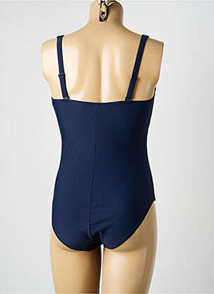 Vienos dalies maudymosi kostiumas fantazijos raštas formuojantis liemenėlė su aukštu palaikymu mėlyna SUNMARIN moteris