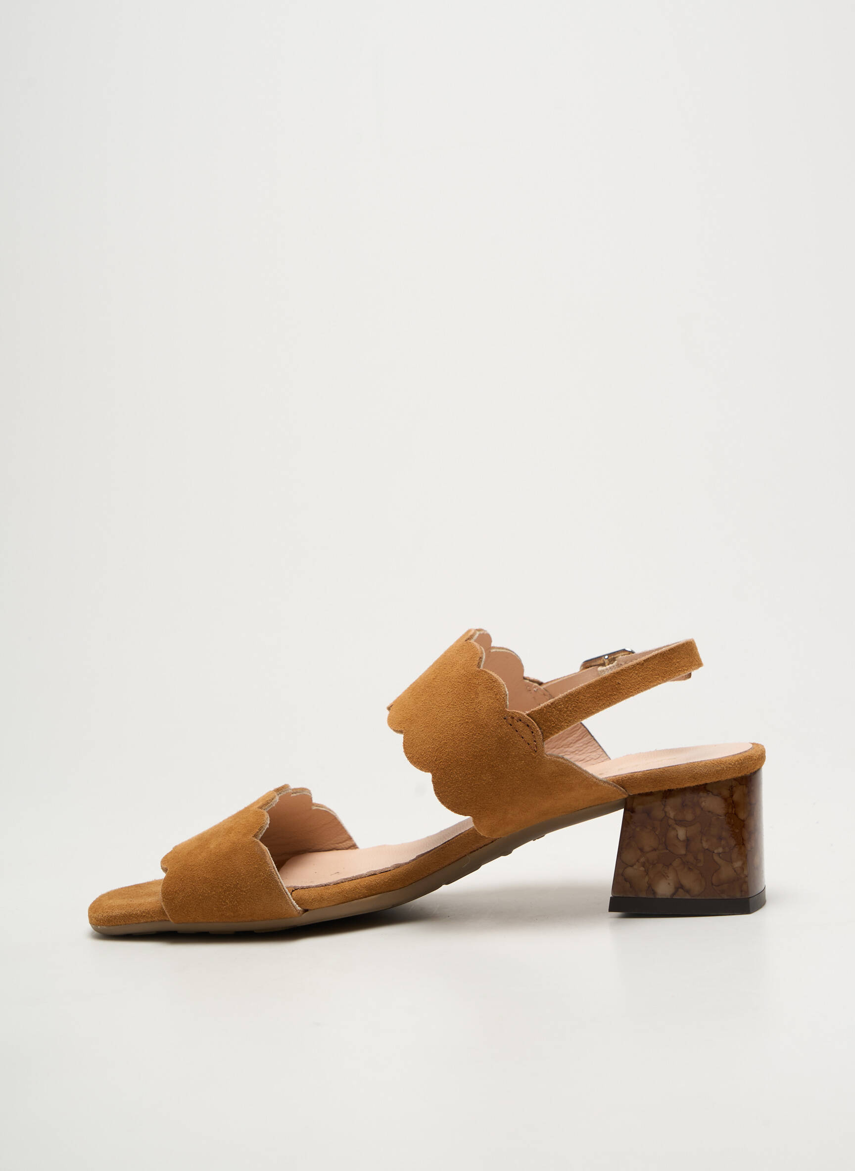 Sandalai/nu pėdos užsegimas kilpa(s) kulnas nuo 4 iki 6 cm rudas BELLA STORIA moteris