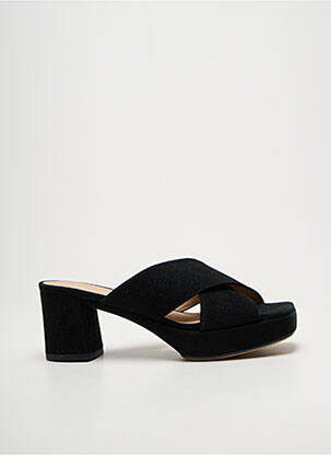 Mule/sabotai atvira pabaiga kulnas nuo 7 iki 9 cm juodas UNISA moteris