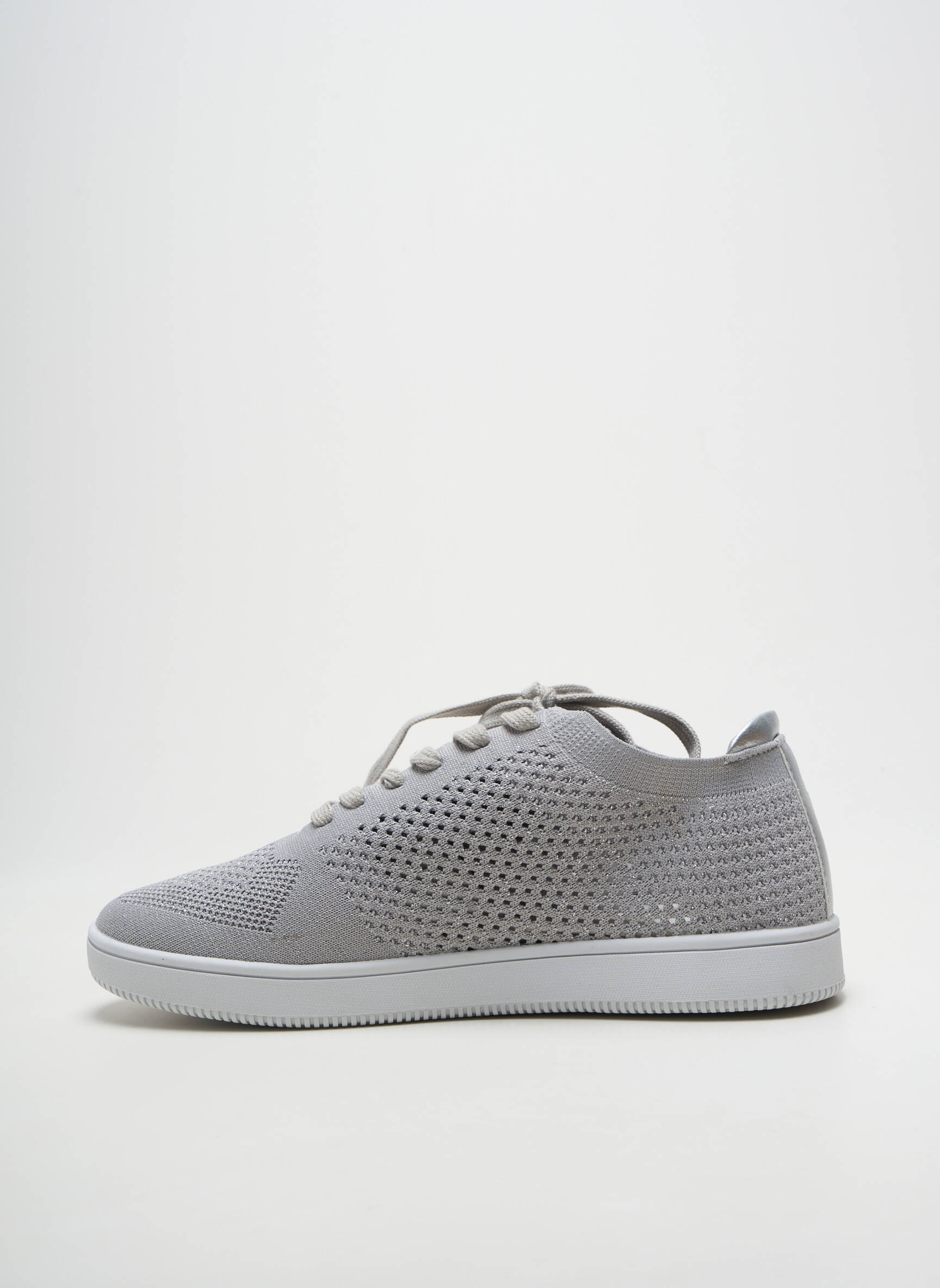 Bėgimo bateliai kompensuotas kulnas plokščias kulnas iki 3 cm sidabrinė I LOVE SHOES moteris