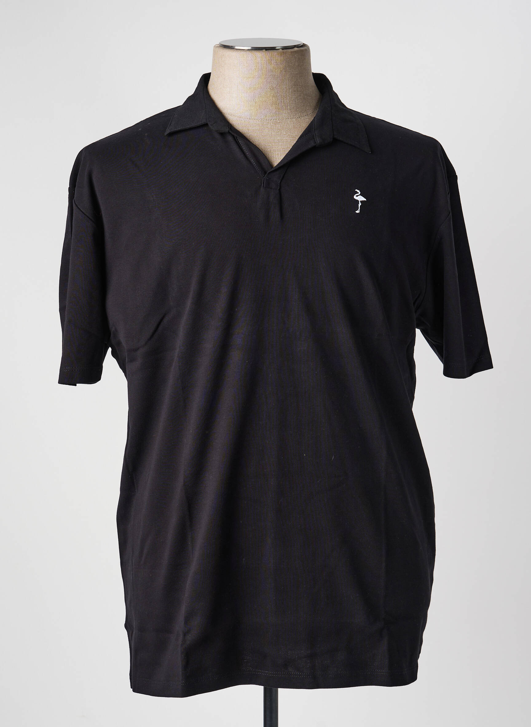 Polo jersey audinys trumpas rankovės juodas KATZ OUTFITTER vyras