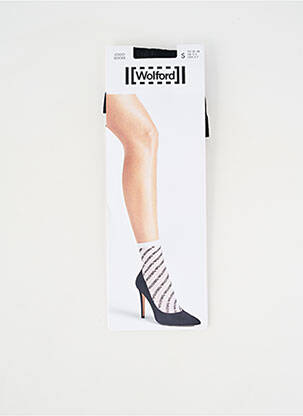 Kojinės puskojinės forma juodas WOLFORD moteris
