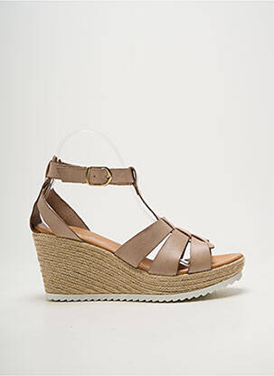 Espadrilės užsegimas kilpa(s) kulnas nuo 7 iki 9 cm bežinis BELLA STORIA moteris