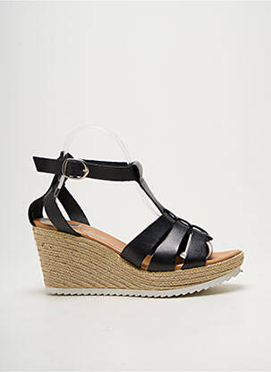Espadrilės užsegimas kilpa(s) kulnas nuo 7 iki 9 cm juodas BELLA STORIA moteris