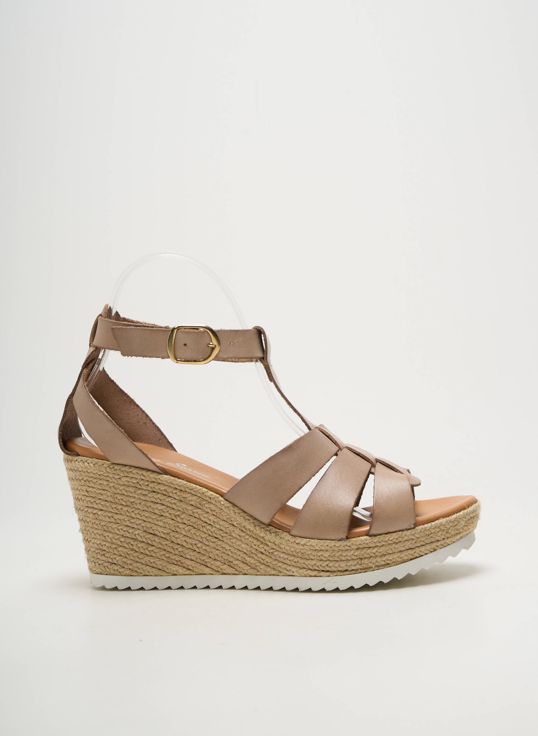 Espadrilės užsegimas kilpa(s) kulnas nuo 7 iki 9 cm bežinis BELLA STORIA moteris