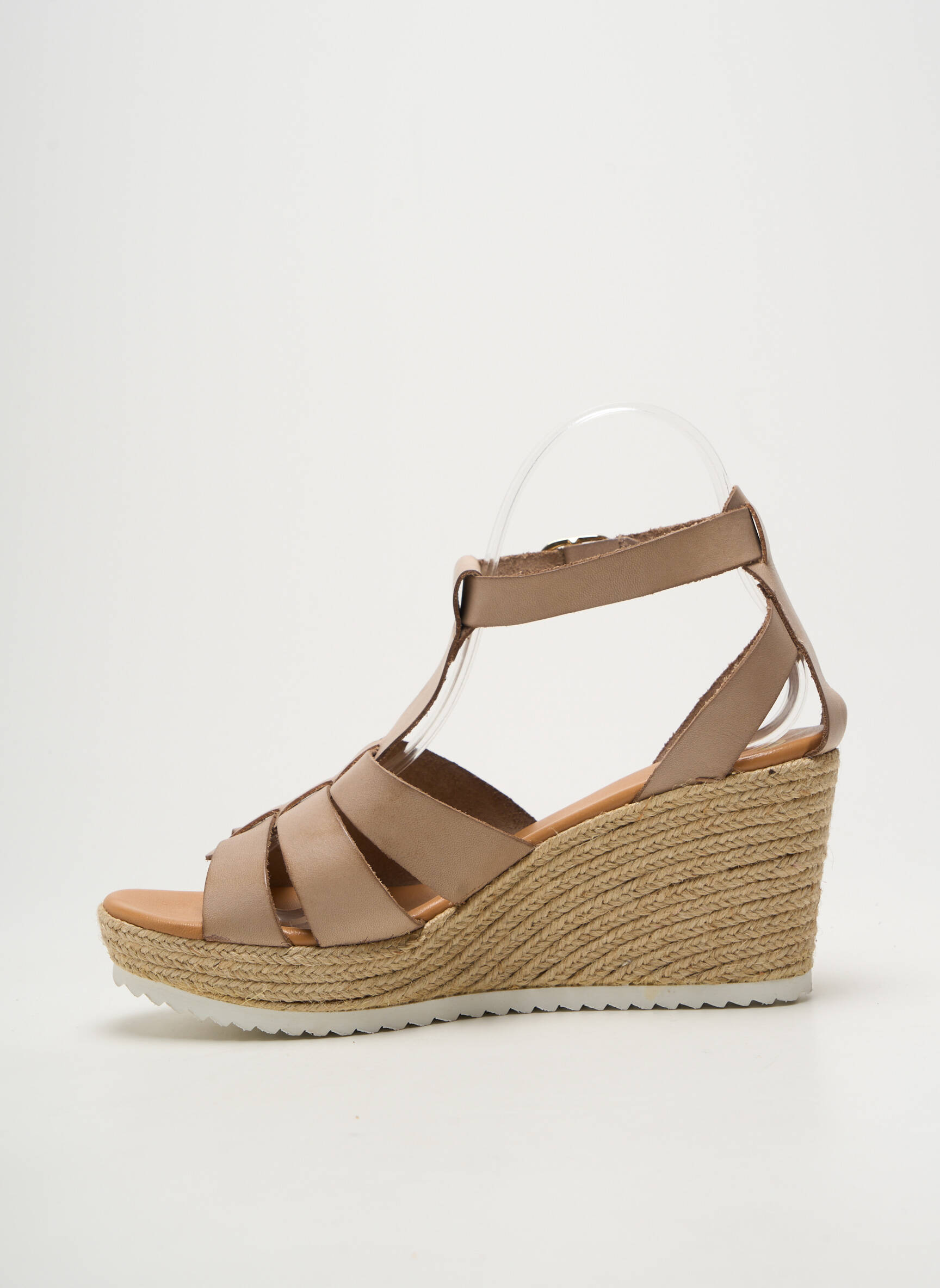Espadrilės užsegimas kilpa(s) kulnas nuo 7 iki 9 cm bežinis BELLA STORIA moteris