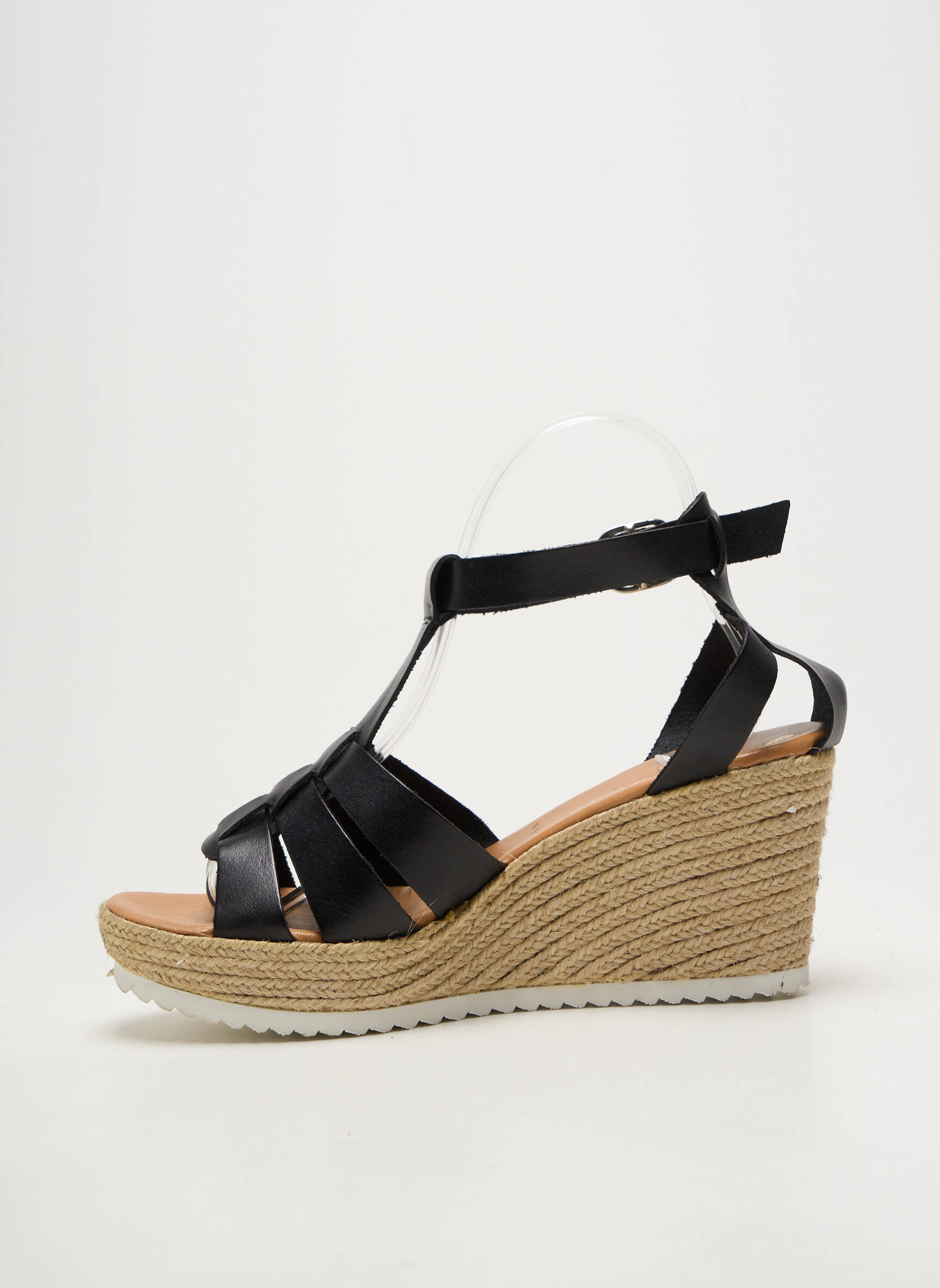 Espadrilės užsegimas kilpa(s) kulnas nuo 7 iki 9 cm juodas BELLA STORIA moteris